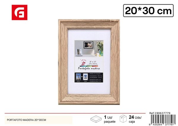 Portafoto de madera DM-842 20x30 cm - Marcos de fotos