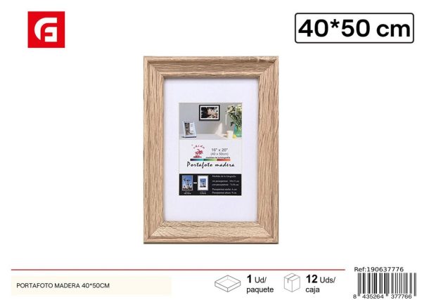Portafoto de madera DM-842 40X50CM - Marco de fotos