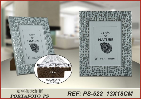 Portafoto de plástico PS-522 13X18 cm - Marcos de fotos decorativos