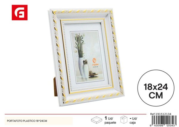 Portafoto plástico 18x24cm - Accesorios para fotos