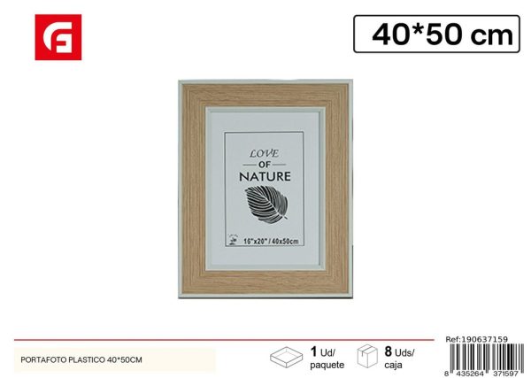 Portafoto plástico PS-521 40x50 cm - Decoración para fotos