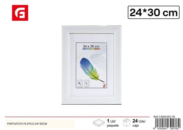 Portafoto plástico PS-612 24x30cm para decoración y recuerdos