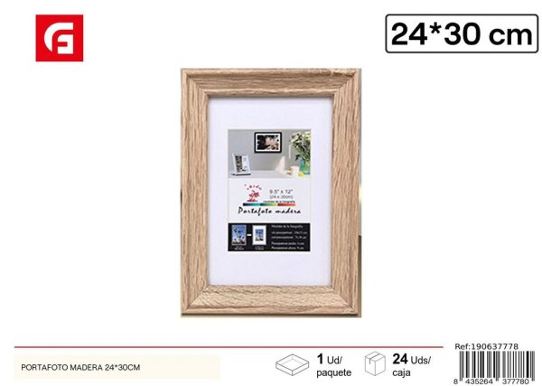 Portafotos de madera DM-842 24x30CM - Marcos de fotos