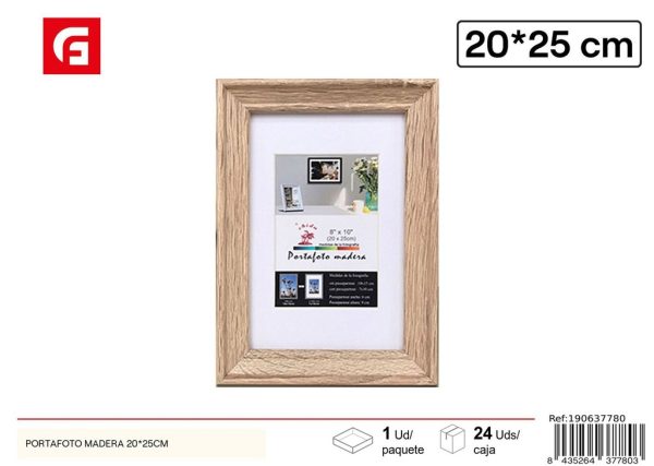 Portafotos madera DM-842 20x25 cm - Accesorios de decoración