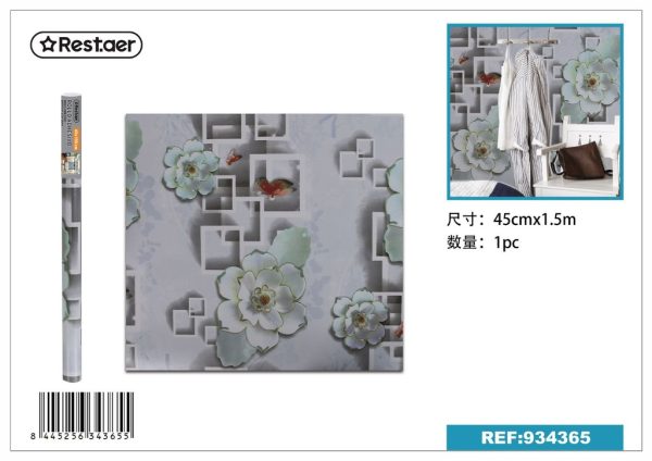 Rollo Adhesivo 45cmx1.5m Estampado - Papel Tapiz Decorativo - Imagen 6