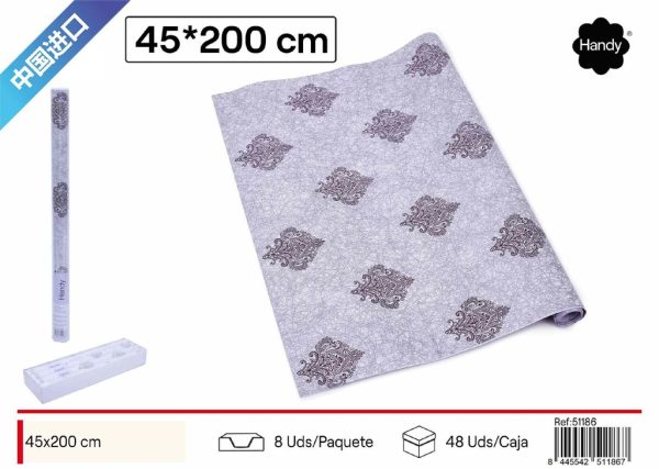 Rollo adhesivo de papel impreso 0.45x2m - Artículos de decoración - Imagen 2