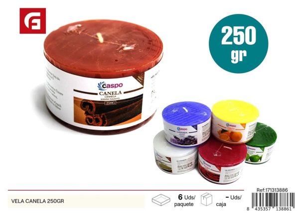 Vela de canela 250GR - Velas y ambientadores