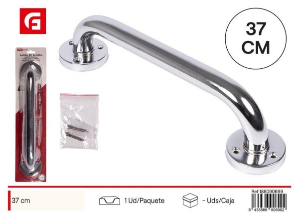 Barra de seguridad cromada 37 cm - Artículos de verano