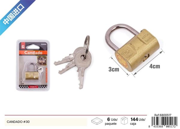 Candado #30 - Productos de seguridad y candados
