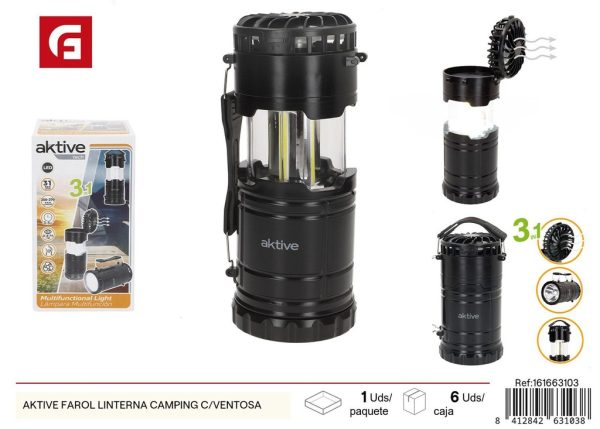 Faro linterna camping con ventosa - Electrónica y luces