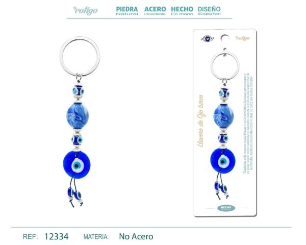 Llavero de ojo turco - Accesorios de protección