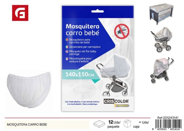 Mosquitera carro bebé - Accesorios de verano para la seguridad infantil