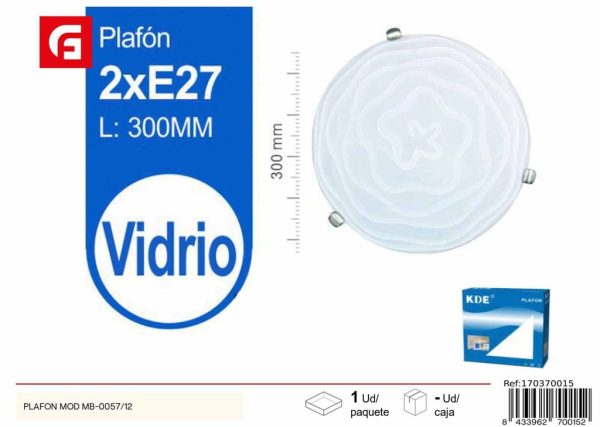 Plafón Modelo MB-0057/12 - Iluminación y Plafones