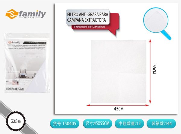 Filtro Anti-Grasa Para Campana Extractora 45*55CM - Utensilios de limpieza de cocina