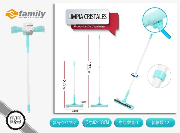 Limpia cristales azul 82-133 cm - Herramientas de limpieza