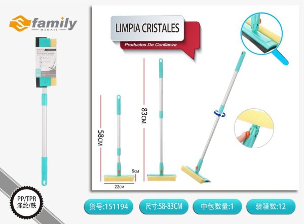 Limpia cristales color azul 56-83 cm - Accesorios de limpieza