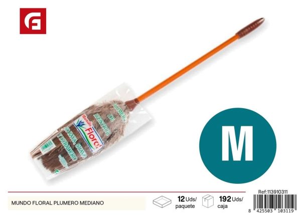 Plumero mediano Mundo Floral - Accesorios de limpieza