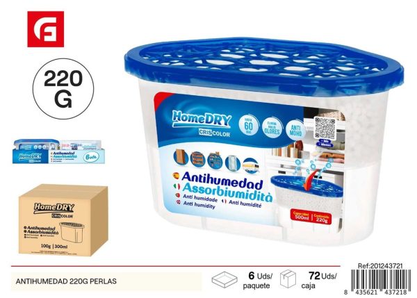 Perlas antihumedad 220g - Control de humedad