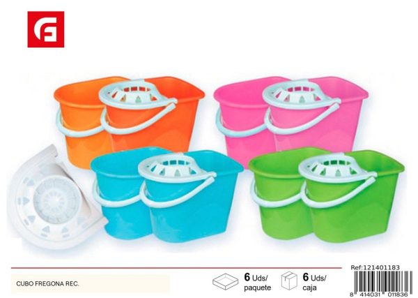 Cubo fregona rectangular - Accesorios de limpieza