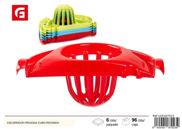 Escurridor de fregona cubo redondo - Accesorio de limpieza