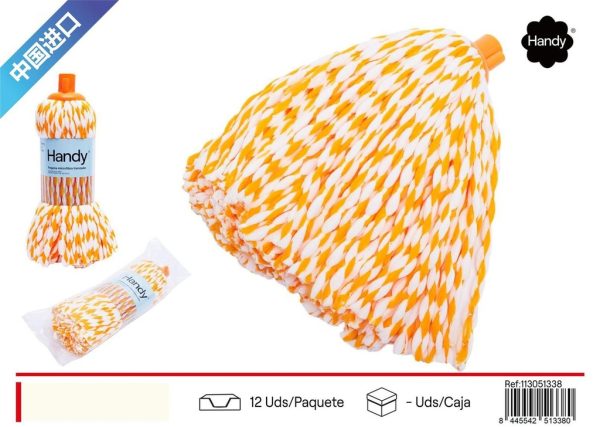 Fregona microfibra trenzada color surtido para limpieza