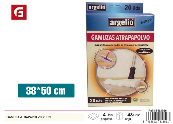 Gamuza atrapapolvo 20 unidades - Producto de limpieza