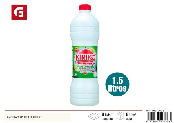 Amoniaco perfumado 1.5L Kiriko - Productos de limpieza y desinfección