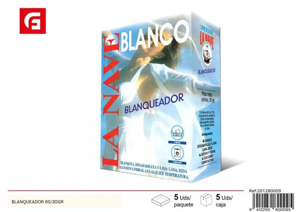 Blanqueador 6S/20gr - Productos de limpieza