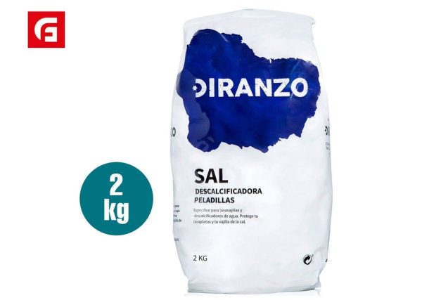 Sal descalcificadora Peladillas 2kg - Productos de limpieza
