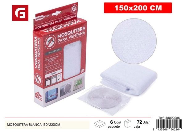 Mosquitera blanca 150x220 cm - Accesorios para el hogar - Imagen 2