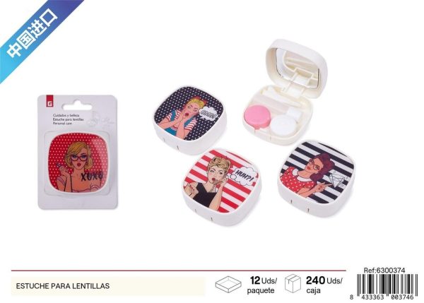 Estuche para lentillas blanco - Accesorios de belleza - Imagen 3
