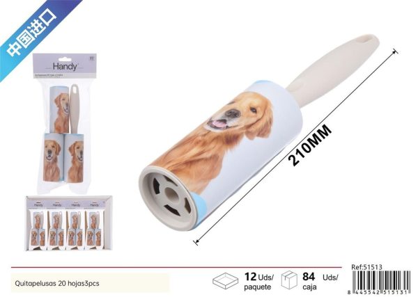 Rodillo quitapelusas con recambio 10 cm 20 láminas - Accesorios para el hogar