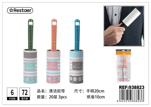 Rollo de cinta de limpieza 20capas 3pcs - Herramientas de limpieza - Imagen 2