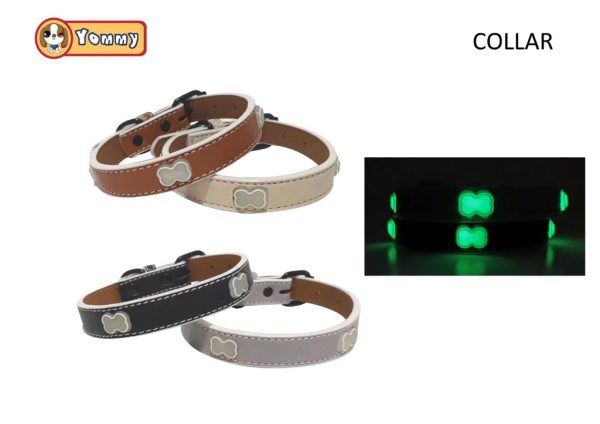 Collar PU de 3.0 cm - Accesorios para mascotas