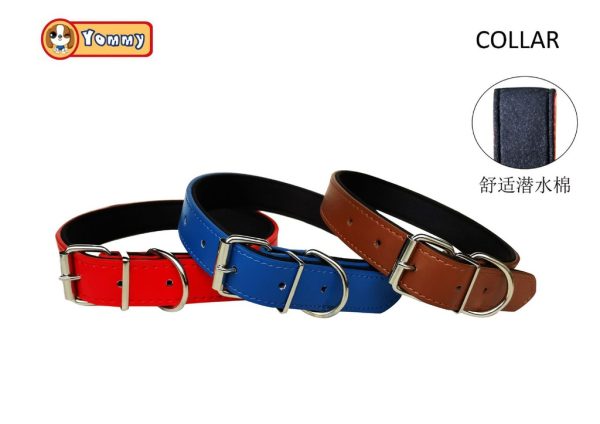Collar de PU con oxford - Accesorios para mascotas