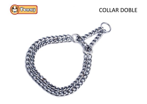 Collar doble de 2.5MM*50CM - Accesorios para mascotas