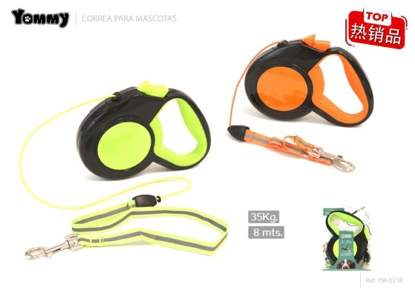 Correa extensible de 8 metros para mascotas - Accesorios para mascotas