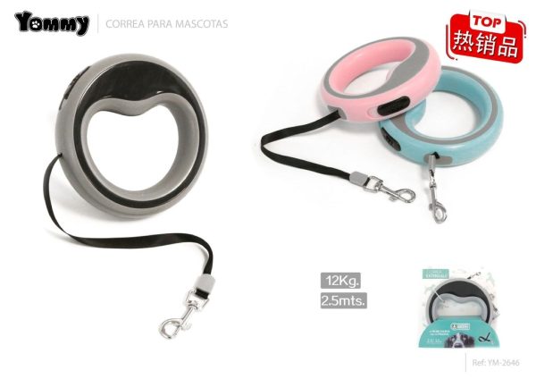 Correra extensible redondo 2.5 m - Accesorios para mascotas