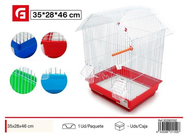 Jaula para pájaros BPS-1152 35*28*46 cm - Accesorios para mascotas