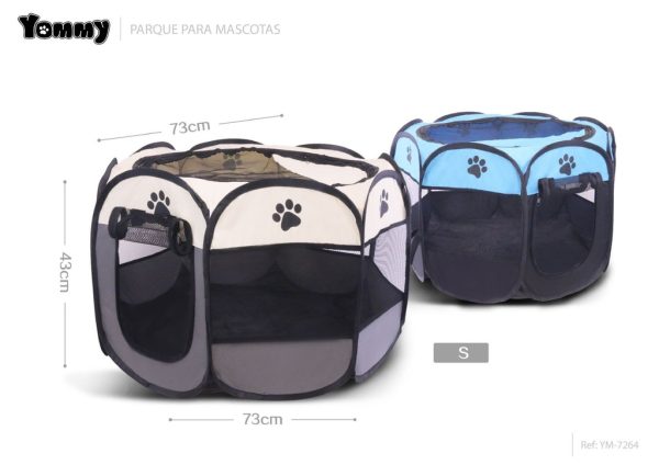 Parque para mascotas S 73*73*43 cm - Accesorios para mascotas