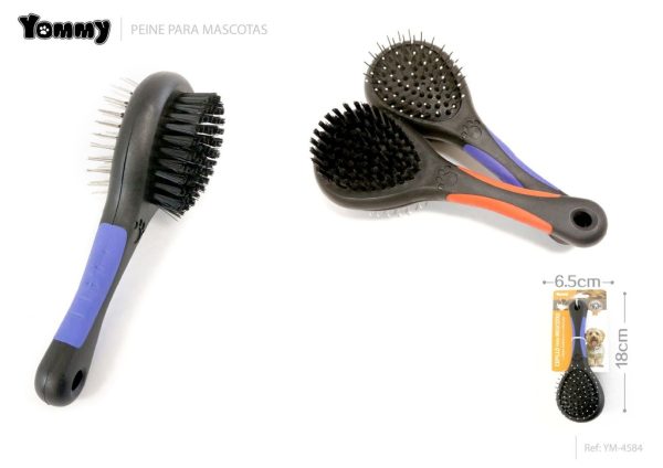 Peine redondo para mascotas 18*6.5 cm - Accesorios para mascotas