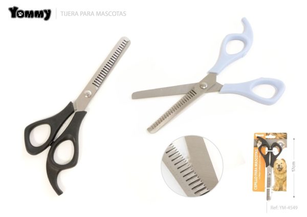 Tijera para mascotas 17cm - Accesorios para mascotas