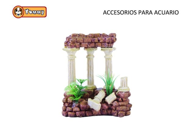 Accesorio para acuario de resina 15x11x15cm para decoración acuática
