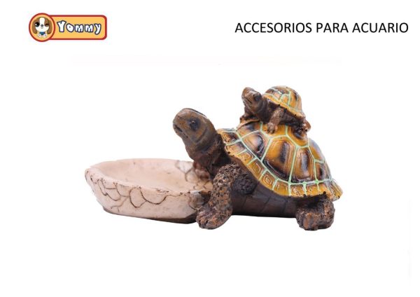 Accesorios para acuario tortuga decorativa 12.5*7*6.5cm - Decoración