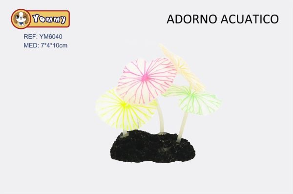 Adorno acuático 7x4x10cm - Decoración para acuarios
