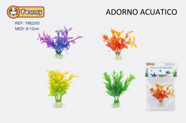 Adorno acuático plástico 8-12 cm - Decoración de acuarios - Imagen 2