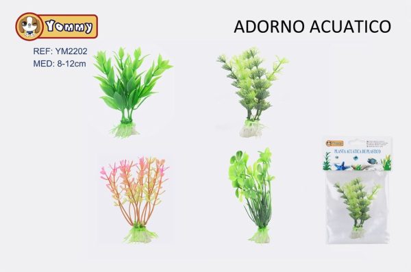 Adorno acuático plástico 8-12 cm - Decoración de acuarios - Imagen 3