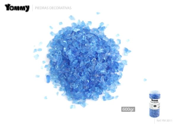 Arena decorativa color azul marino 600g - Decoración de acuarios