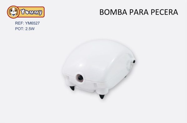 Bomba de aire silenciosa para peces 2.5W 72L/H