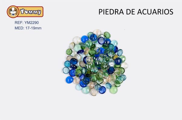 Canicas de vidrio mixtas de 17-19mm - Decoración para acuarios